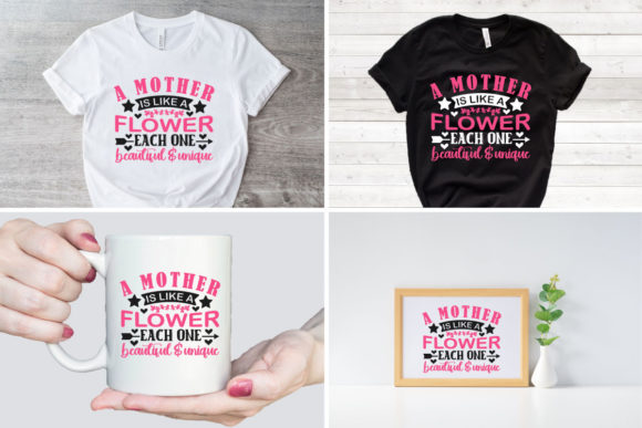 A Mother is Like a Flower SVG L Mom SVG