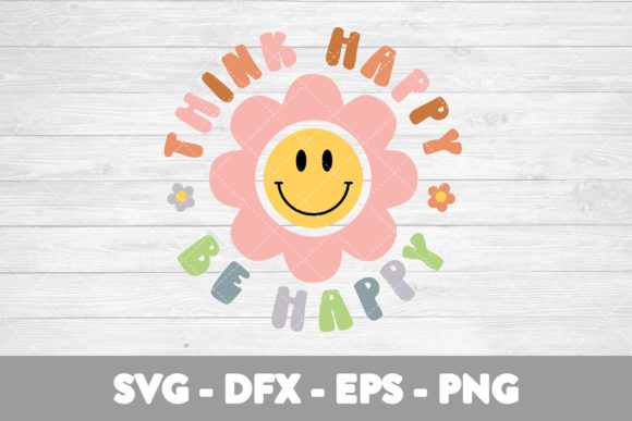 Boho Daisy Smiley SVG: Graphics & Crafts for Brand Design