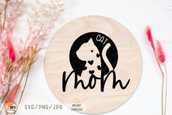 Cat Mom SVG, Cat Lover Svg Graphics