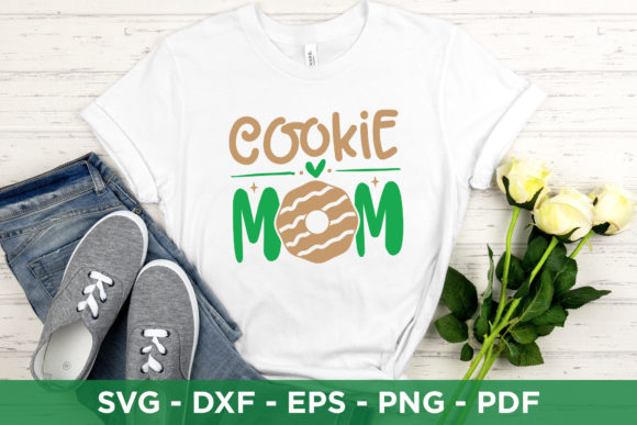 Cookie Mom SVG - Graphics for Crafts