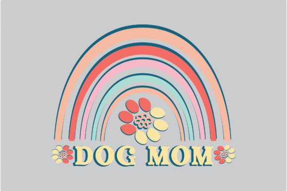 Dog Mom SVG PNG Design for Crafts