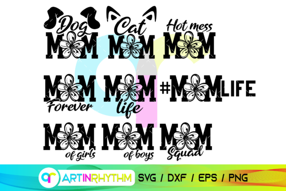 Mom Svg Bundle, Happy Mother’s Day Graphics