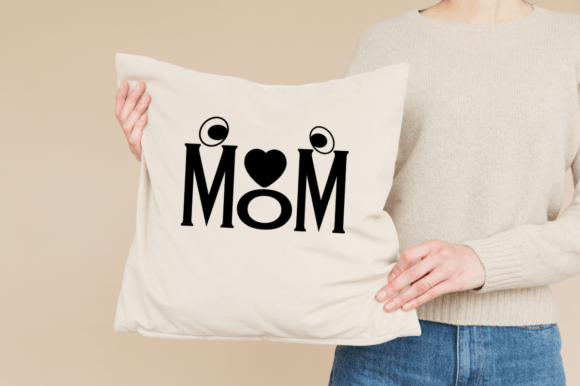 MOM SVG Printable Typography Design